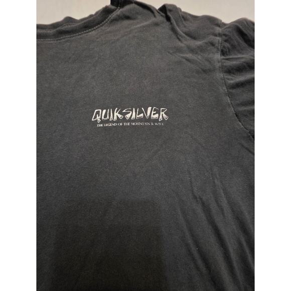 Quicksilver Men's Size Large Black Short Sleeve T-Shirt - Picture 1 of 5